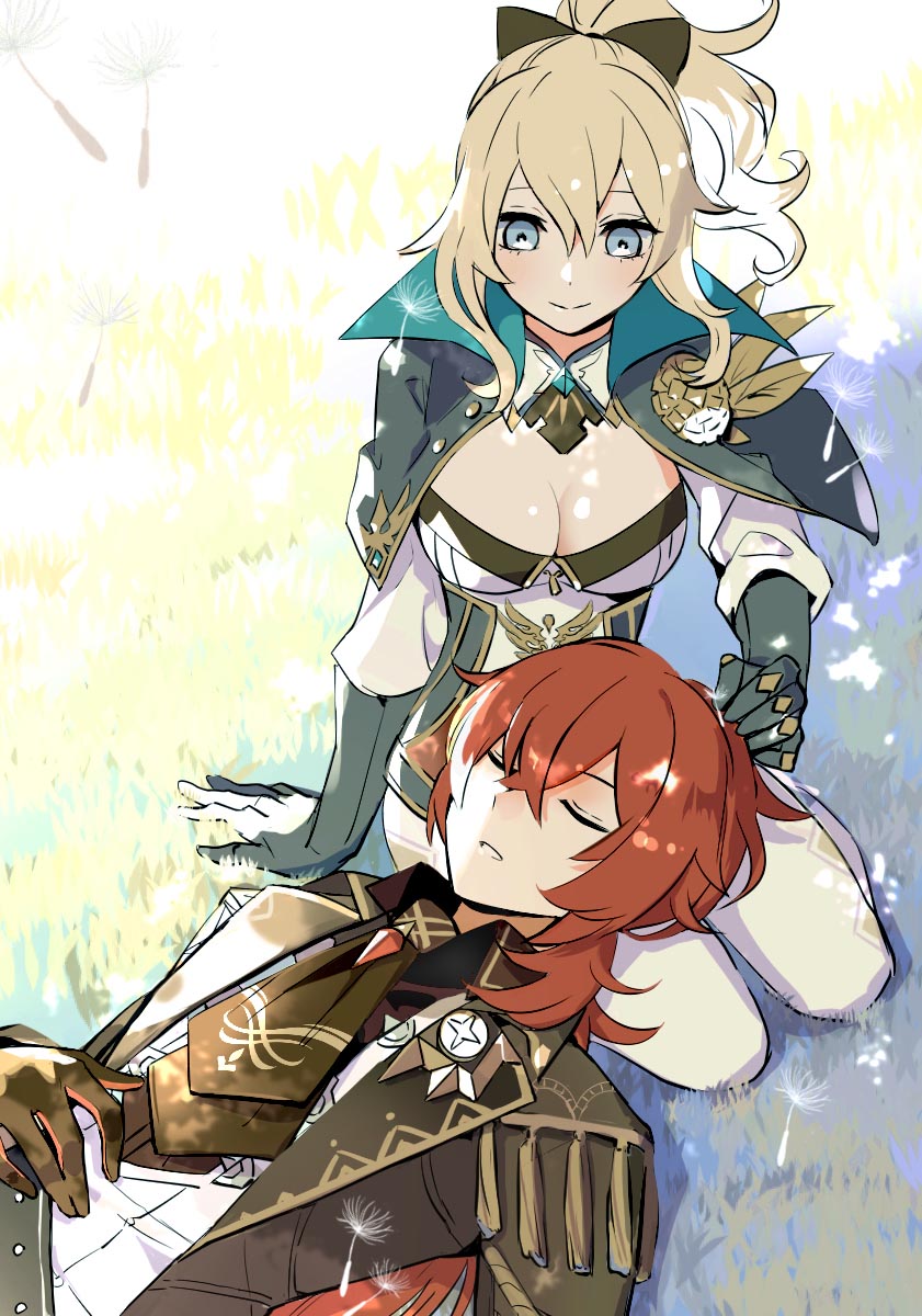 原神同人小剧场：迪卢克与琴