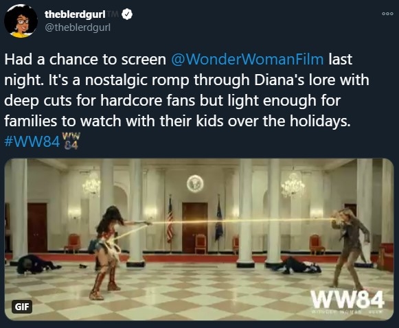 《神奇女侠1984》获影评界一致好评