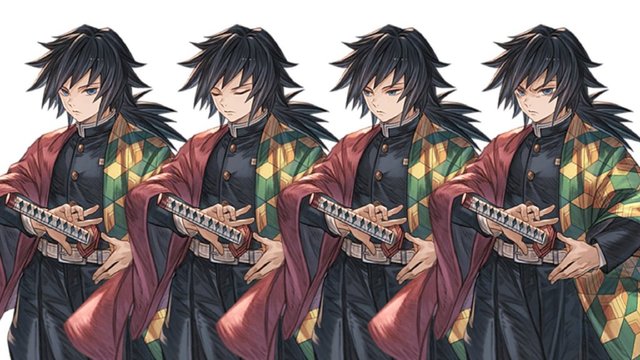 「鬼灭之刃」联动「碧蓝幻想」角色全表情