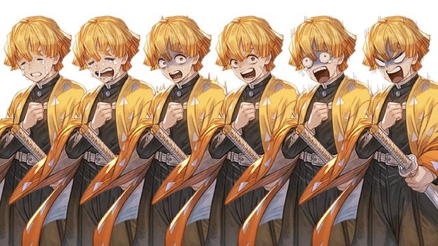 「鬼灭之刃」联动「碧蓝幻想」角色全表情