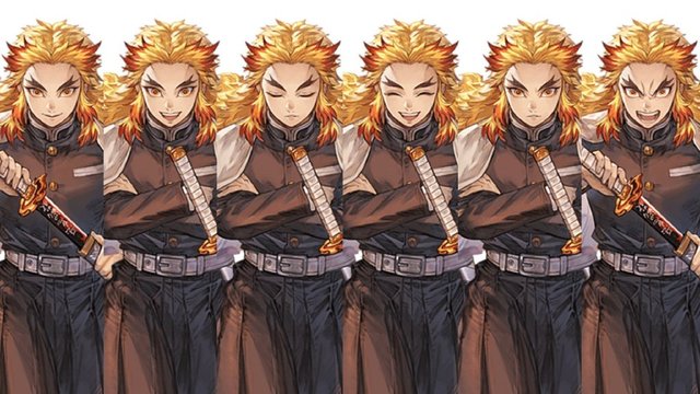 「鬼灭之刃」联动「碧蓝幻想」角色全表情