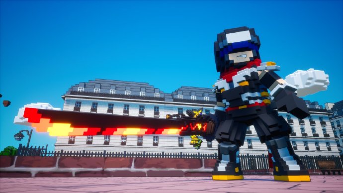 PS4/NS《方块地球防卫军》2021年春季推出中文版