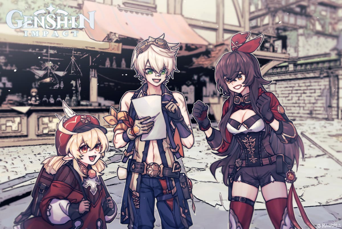 晚安原神人：P站#原神同人福利邪恶图【12月14日新】