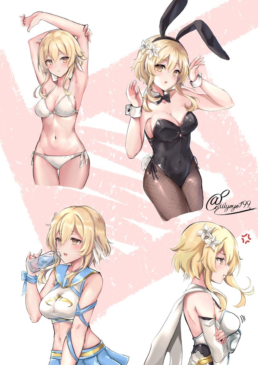 晚安原神人：原神同人图#P站福利精选【12月15日新】