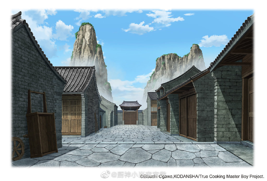《厨神小当家》第二季场景设定图公开 饱览山川雄美风光