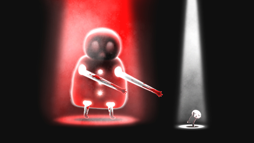 诡异风格恐怖游戏《Happy Game》预告公布，简直童年阴影！