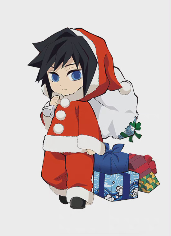 《鬼灭之刃》官方Q版圣诞贺图公布