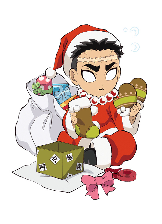 《鬼灭之刃》官方Q版圣诞贺图公布