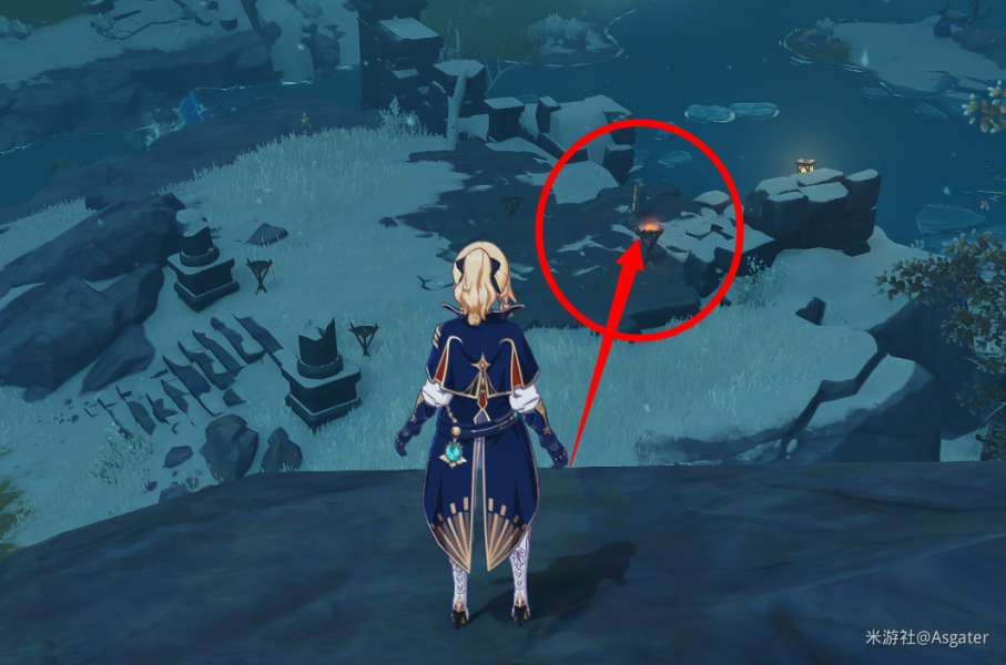 原神1.2：“8块石碑”全收集攻略，获得[雪葬的星银]双手剑图纸