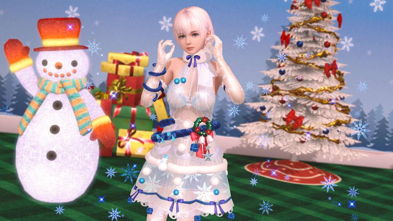 《死或生沙滩排球:女神假期》玩家设计服装大奖公布,同时上架圣诞服装插图8 《死或生女神假期》泳装设计大赛金奖作品 美女更性感