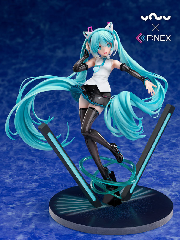 【妖舞YOWU×F:NEX】猫耳耳机 初音ミク1/7 手办 开始预约