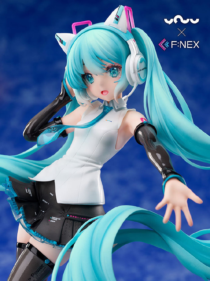【妖舞YOWU×F:NEX】猫耳耳机 初音ミク1/7 手办 开始预约