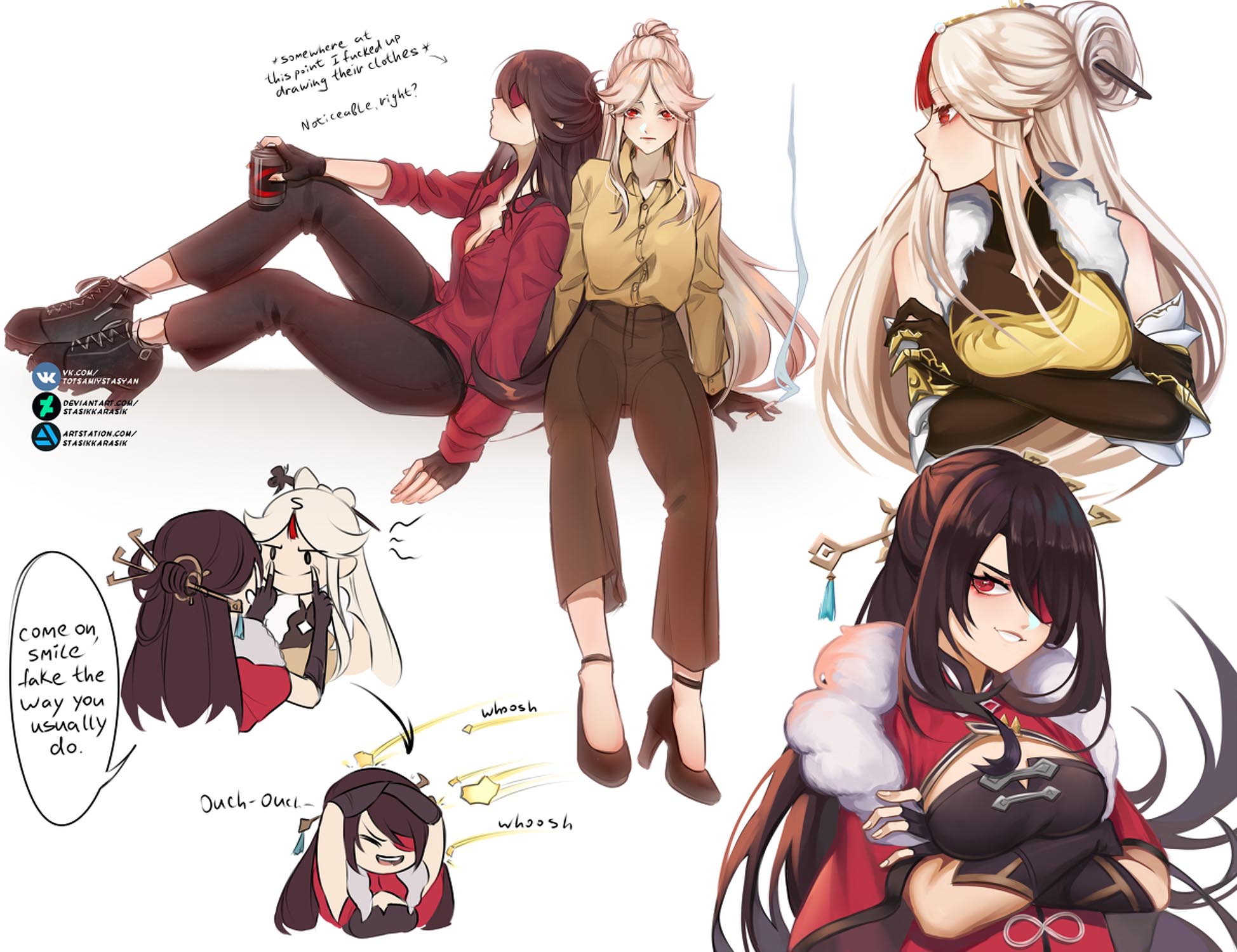 原神同人图#pixiv美图精选#早安原神人【12月28日新】