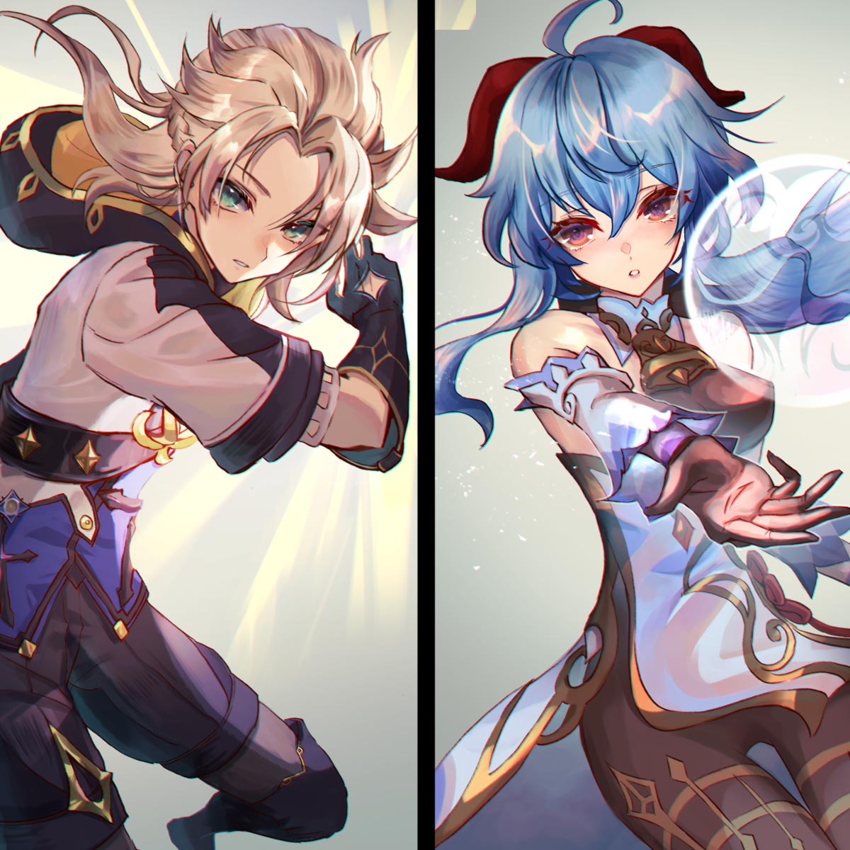 原神同人图#P站福利涩图#午安原神人【12月29日新】