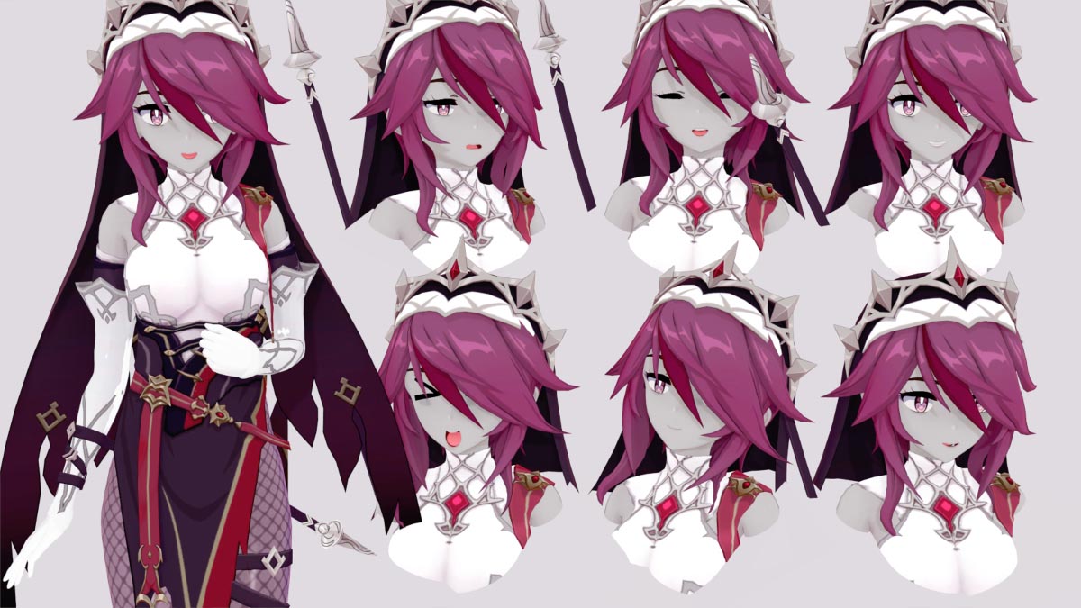 每日好图：原神#罗莎莉亚同人图#蒙德修女#P站