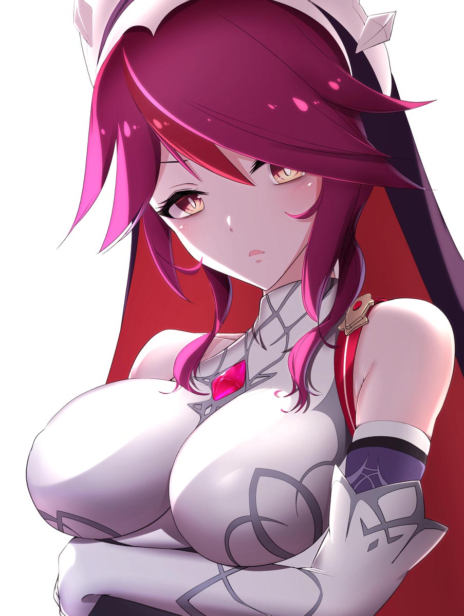 每日好图：原神#罗莎莉亚同人图#蒙德修女#P站