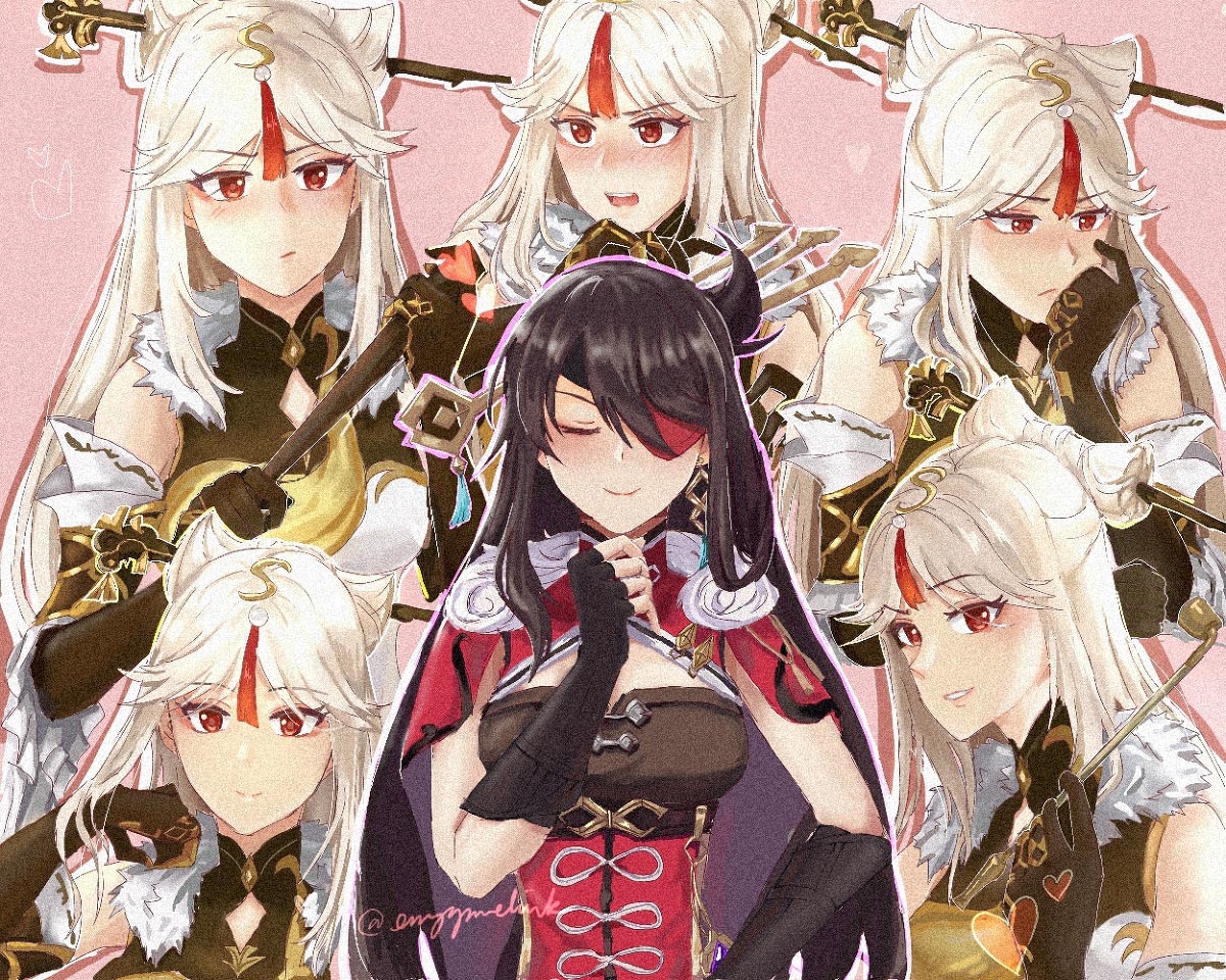 原神同人图#P站美图#早安原神人【12月31日新】