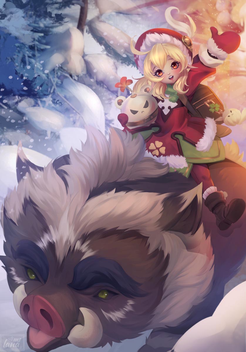 原神同人图#P站美图#早安原神人【12月31日新】