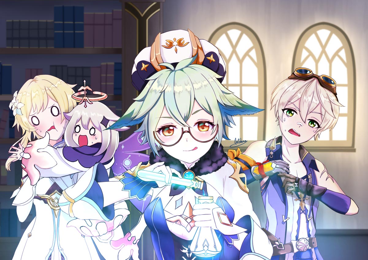 元旦快乐！P站#原神同人图精选#每日好图#早安原神【1月1日更新】