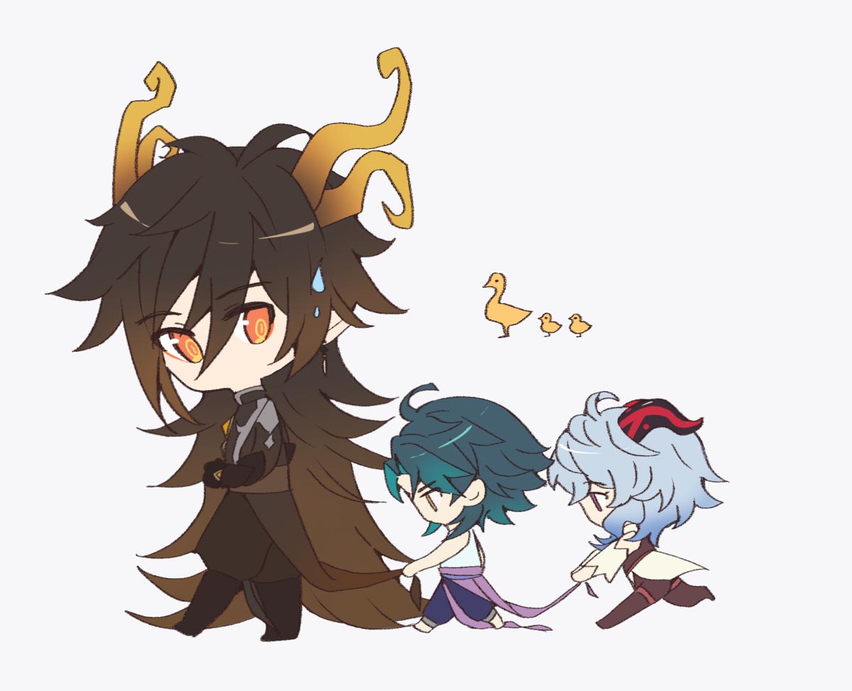 每日好图：原神同人图#P站插画精选#午安原神【1月2日新】