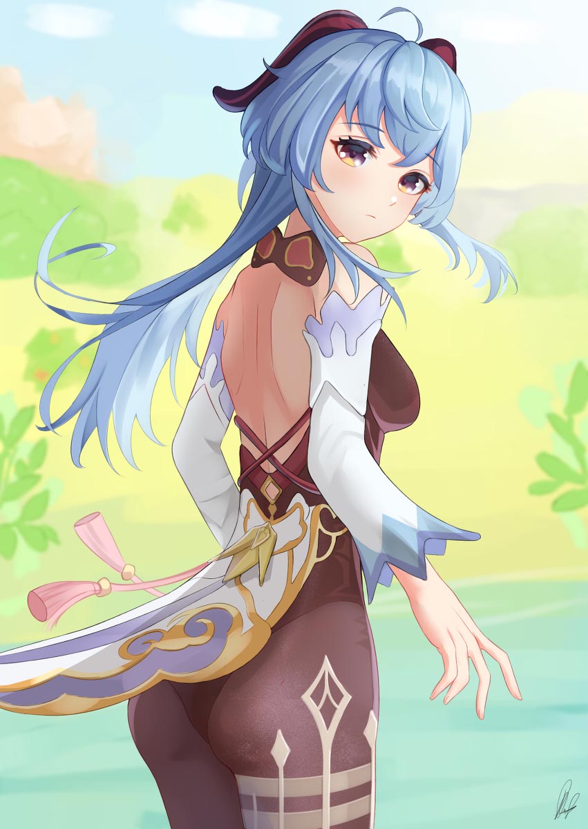 每日好图：原神同人图#P站插画精选#午安原神【1月2日新】