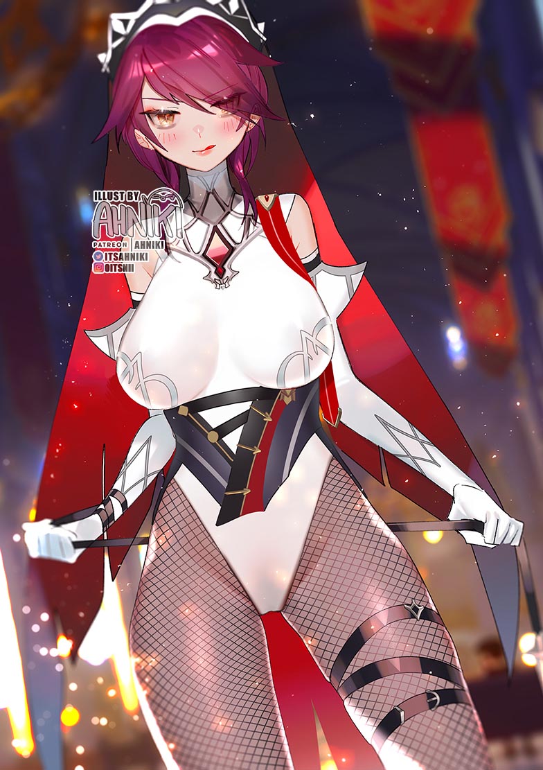 每日好图：原神#罗莎莉亚同人图#蒙德修女#P站