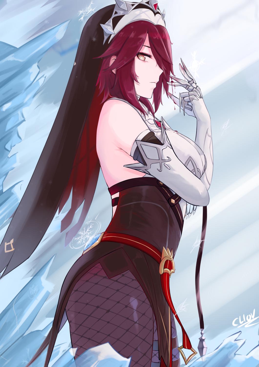 每日好图：原神#罗莎莉亚同人图#蒙德修女#P站