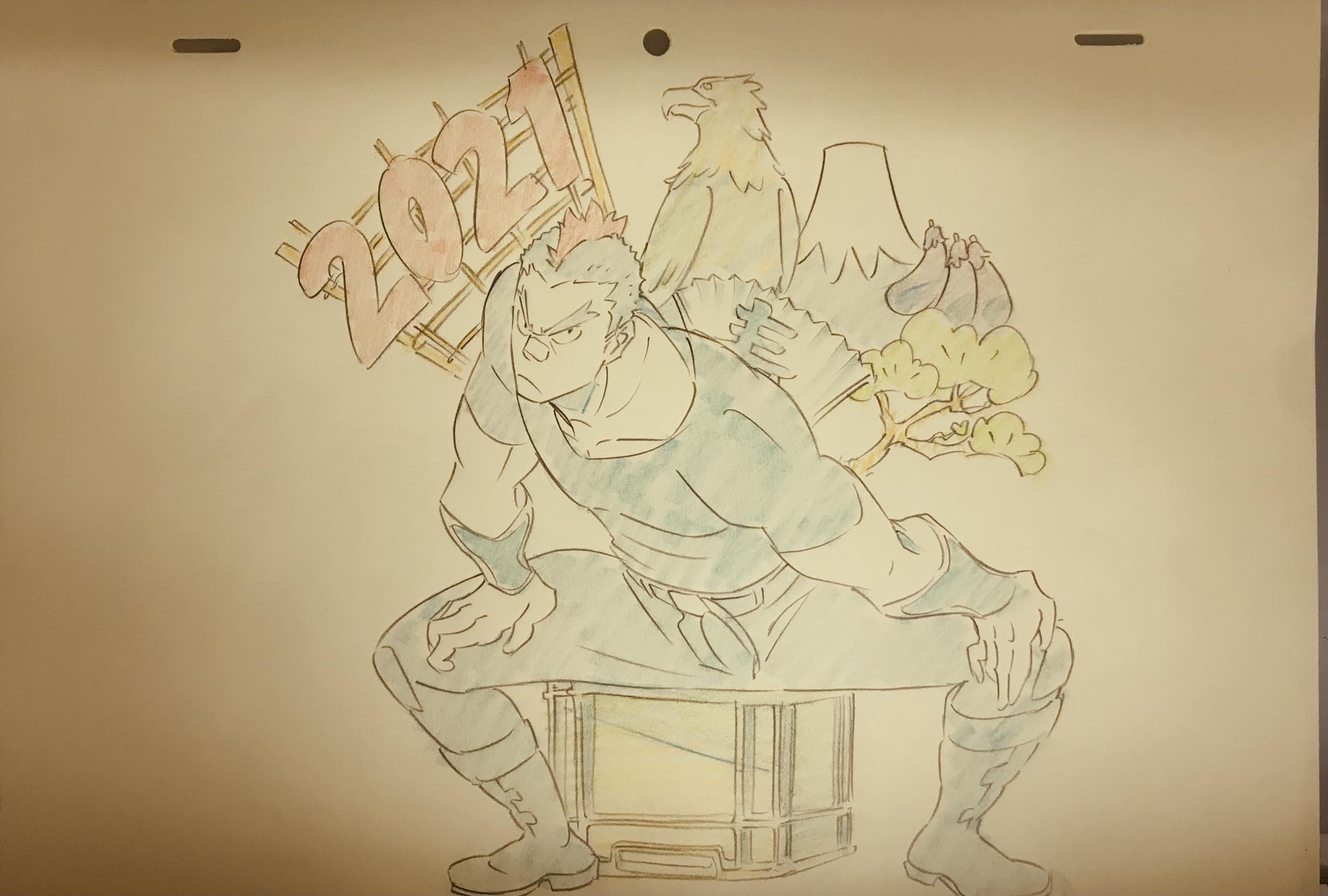 《斩服少女》2021年新年贺图