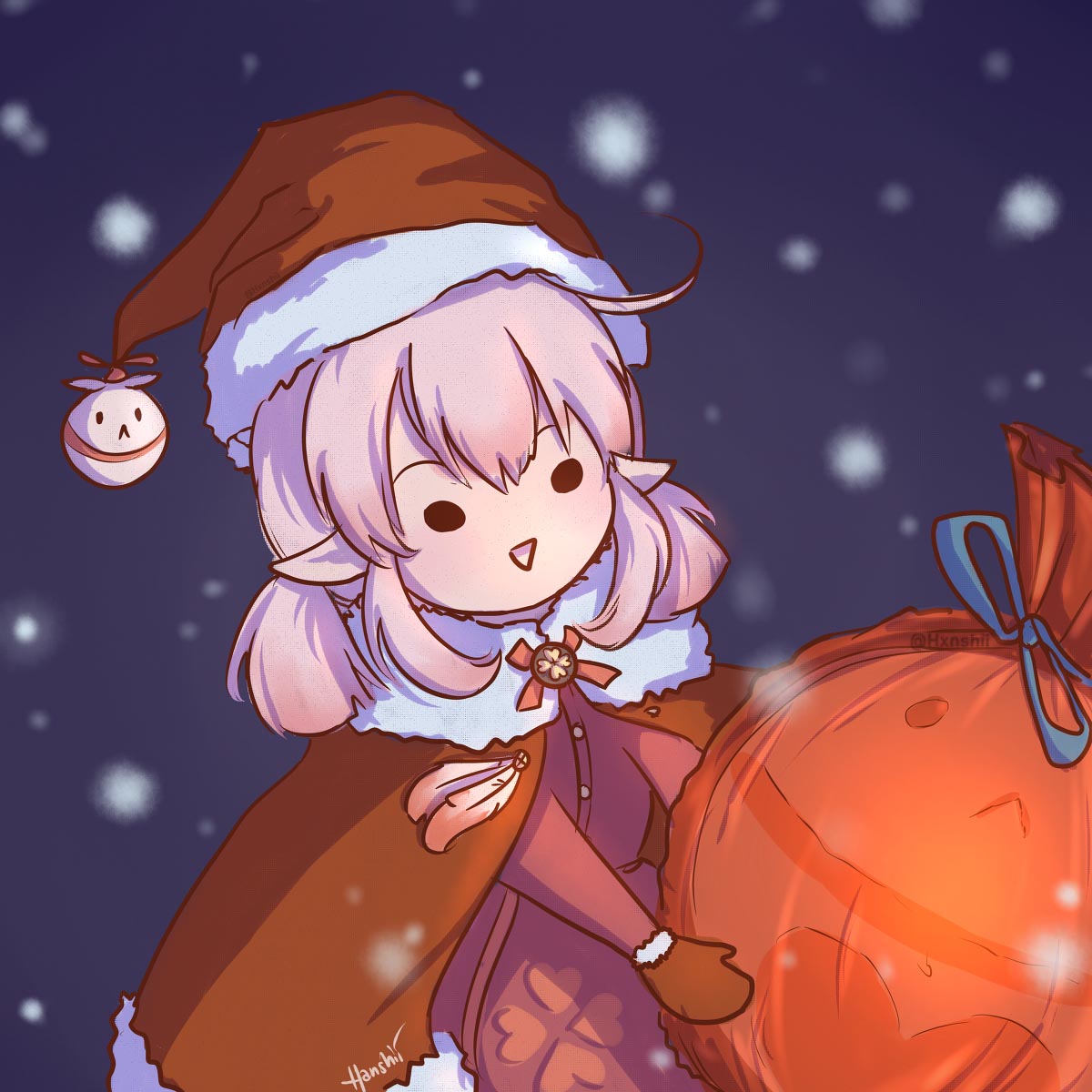 每日好图：原神同人图#P站插画精选#晚安原神【1月2日新】