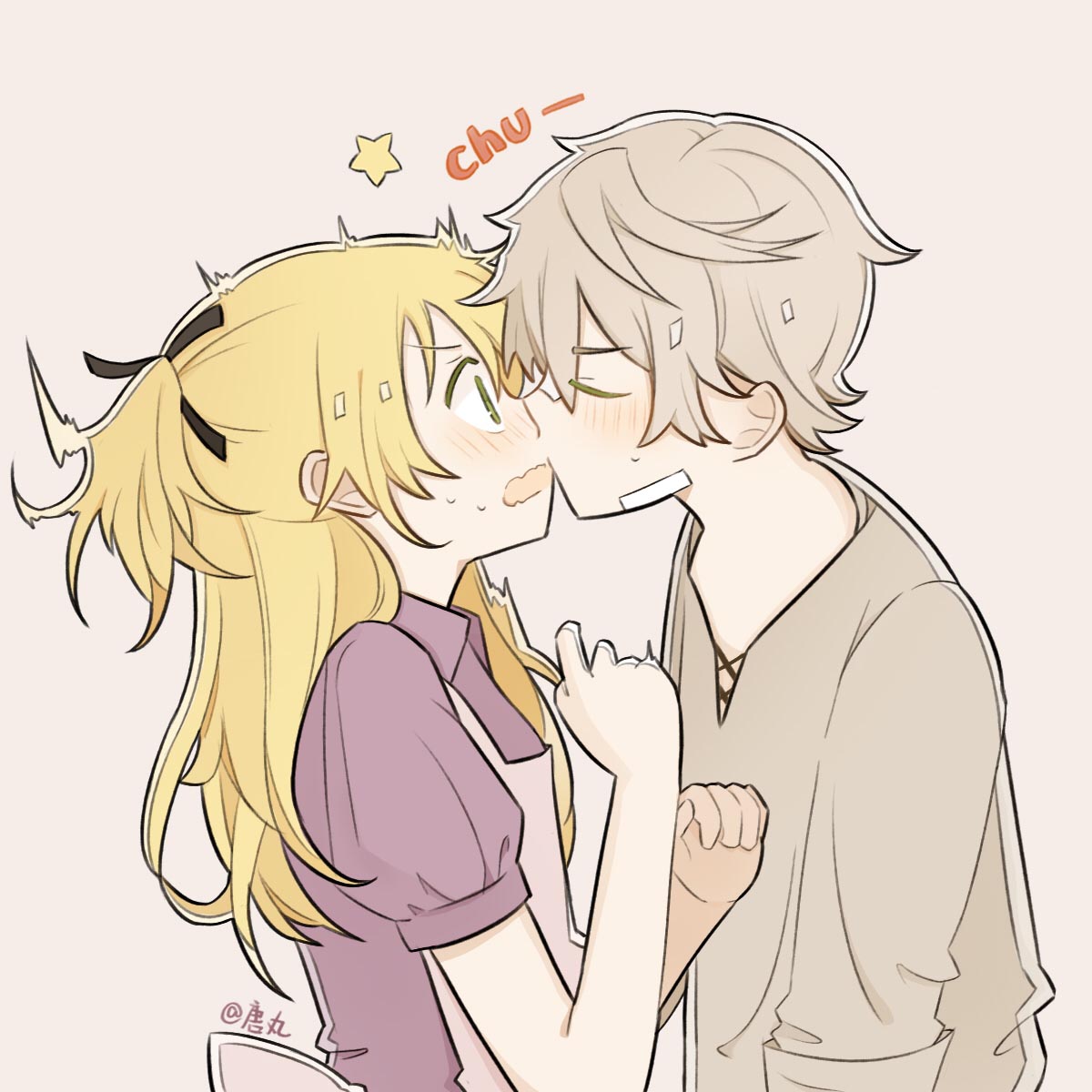 每日好图：原神同人图#P站插画精选#晚安原神【1月2日新】