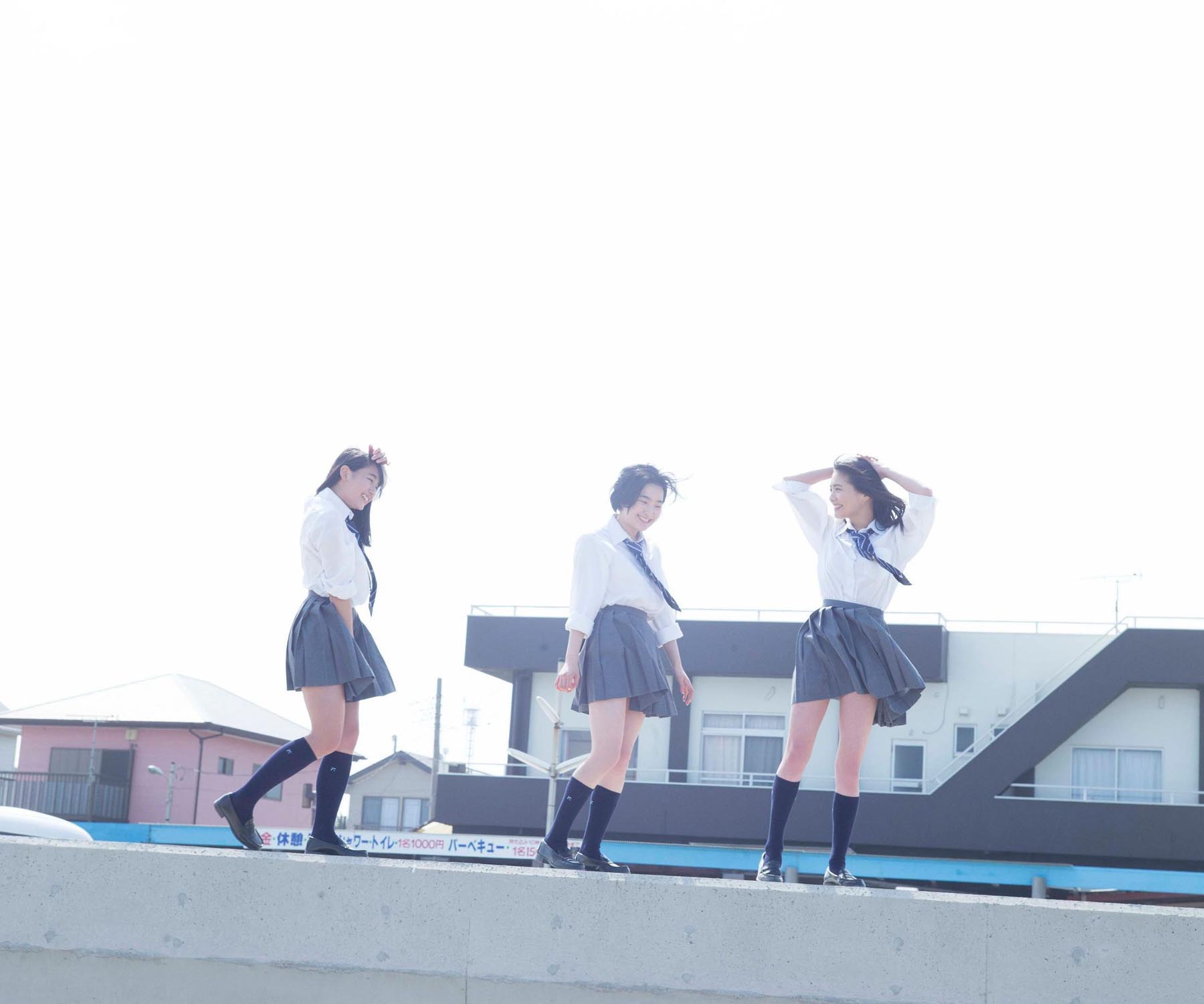 【JK泳装三人组】松永有紗、早乙女ゆう、浅川梨奈【60P】