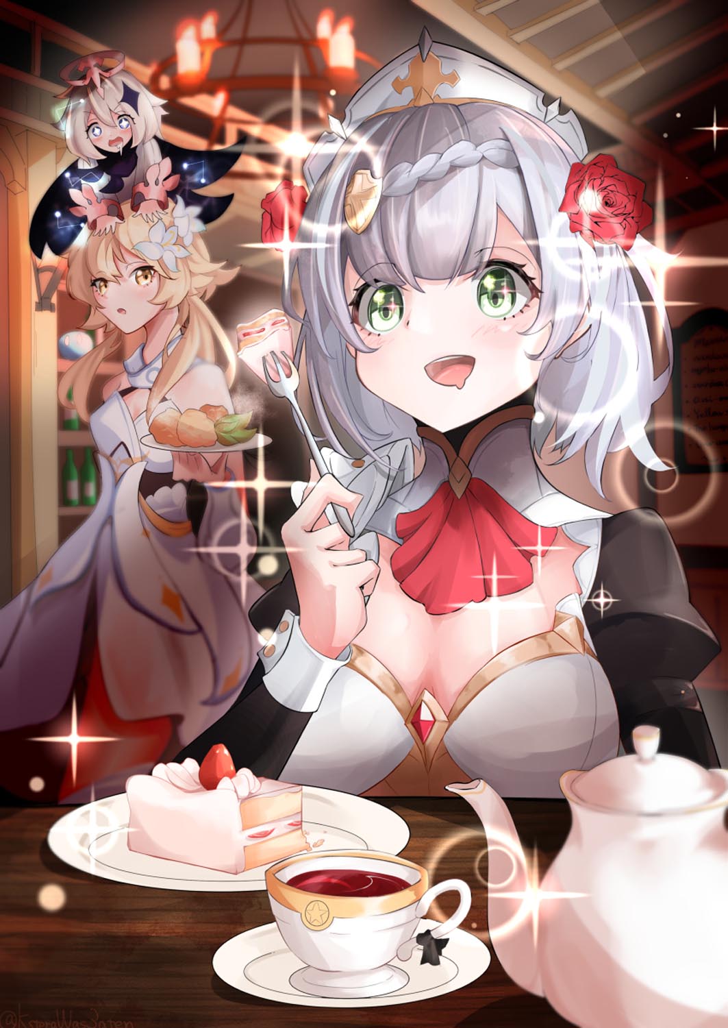 每日好图：原神同人图#P站美图精选#午安原神【1月3日新】