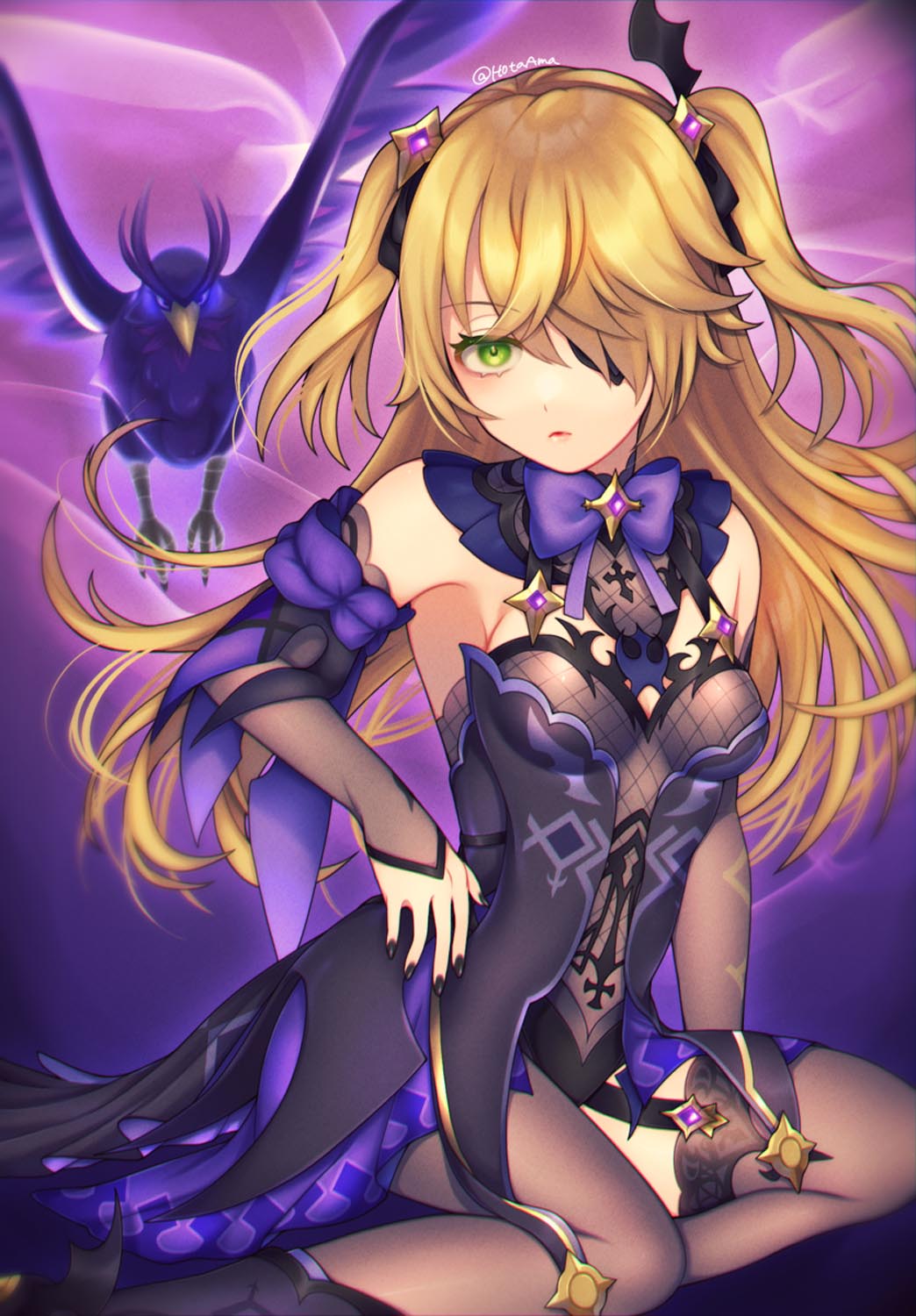 每日好图：原神同人图#Pixiv插画精选#晚安原神【1月4日新】