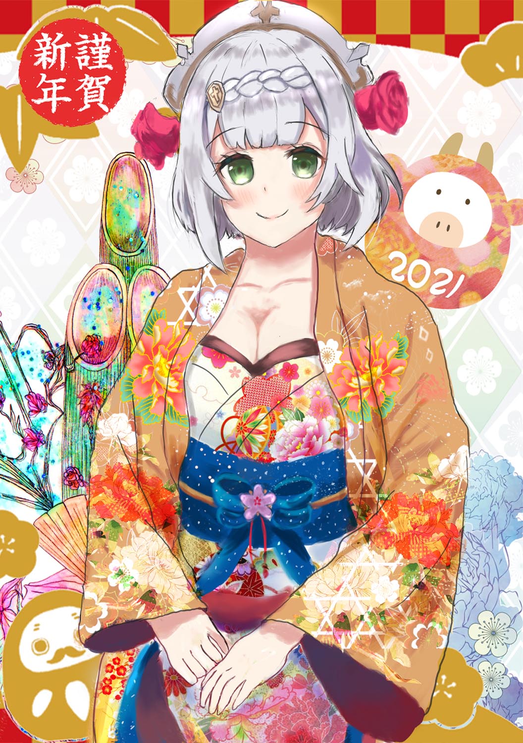 每日好图：原神同人图#Pixiv插画精选#晚安原神【1月4日新】