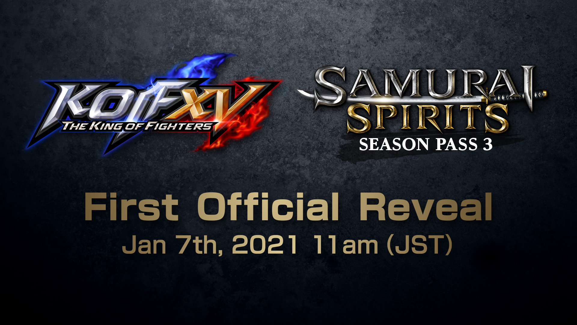 原定1月7日的《KOF15》与《侍魂》DLC3 发布会因故取消