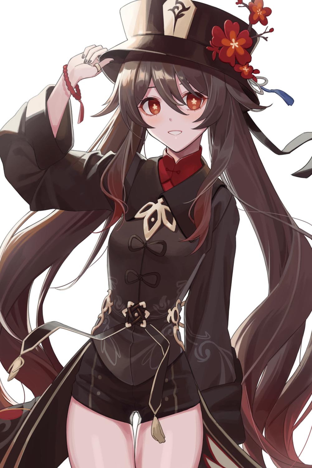 每日好图：原神#胡桃同人图#往生堂堂主#P站