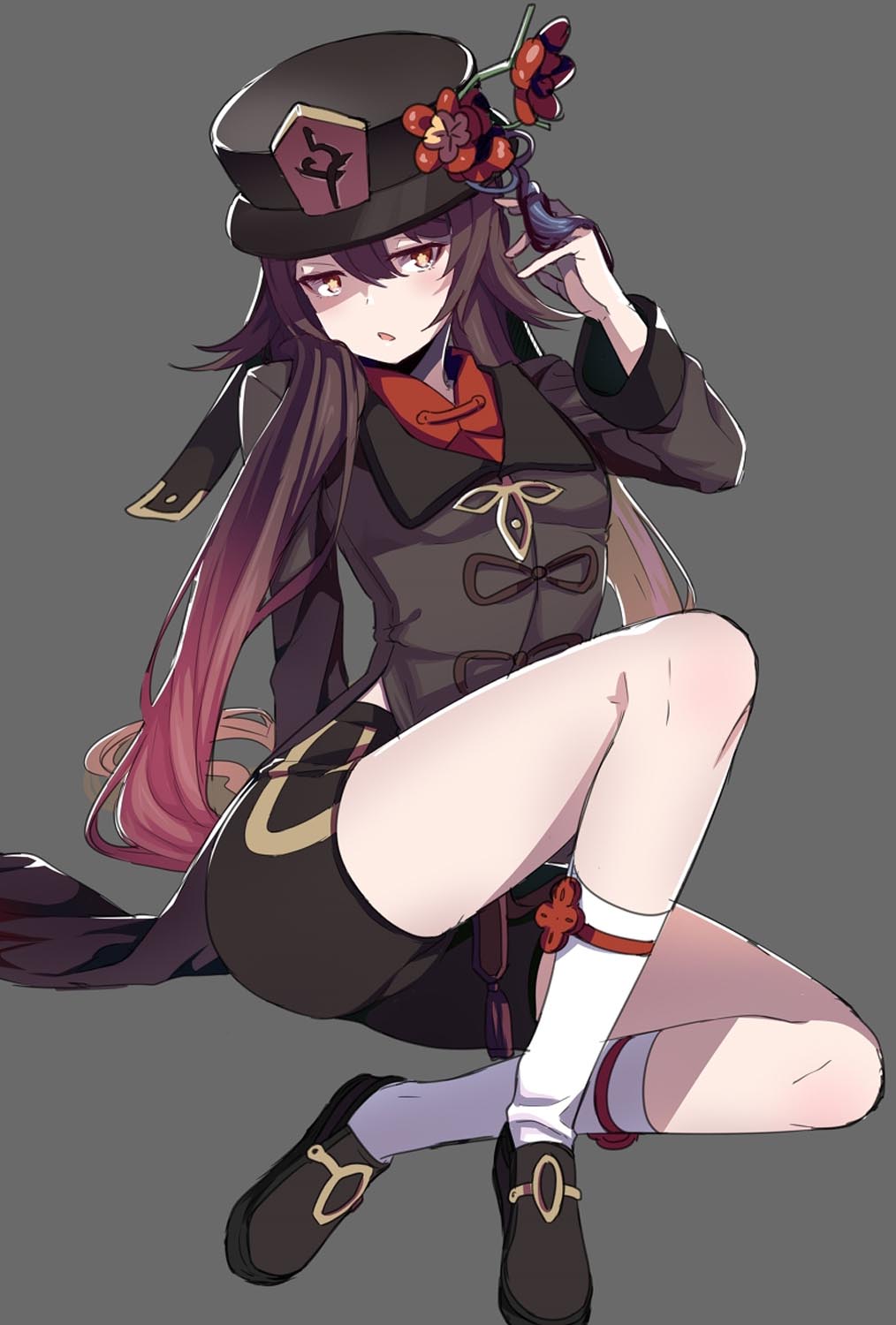 每日好图：原神#胡桃同人图#往生堂堂主#P站