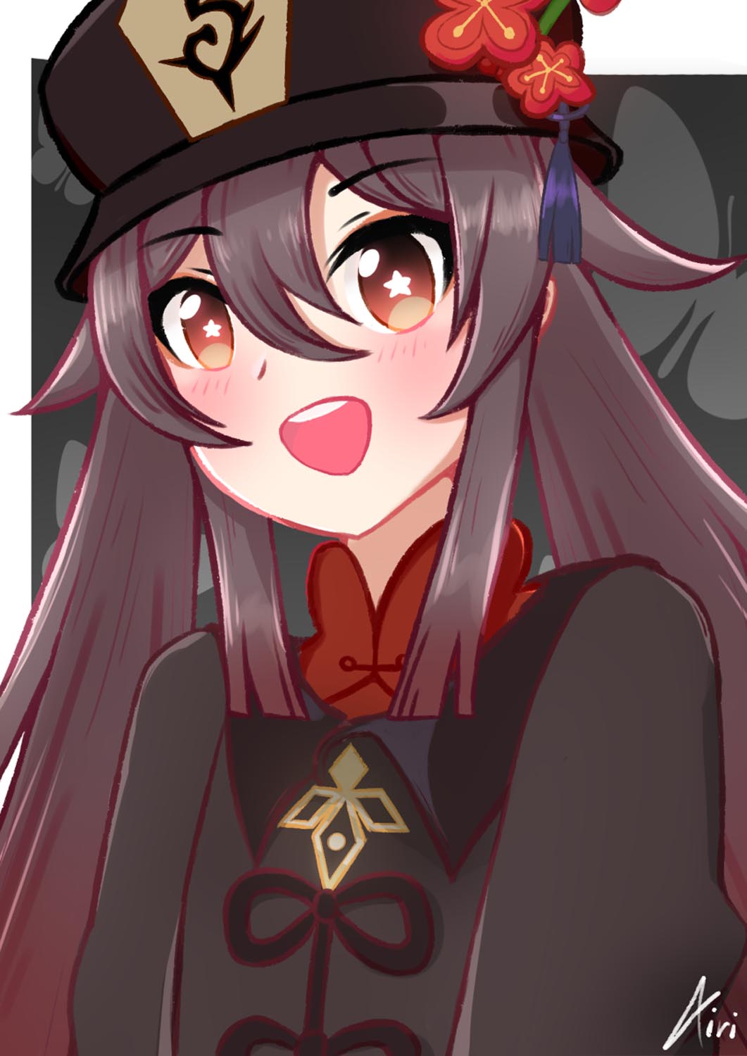 每日好图：原神#胡桃同人图#往生堂堂主#P站