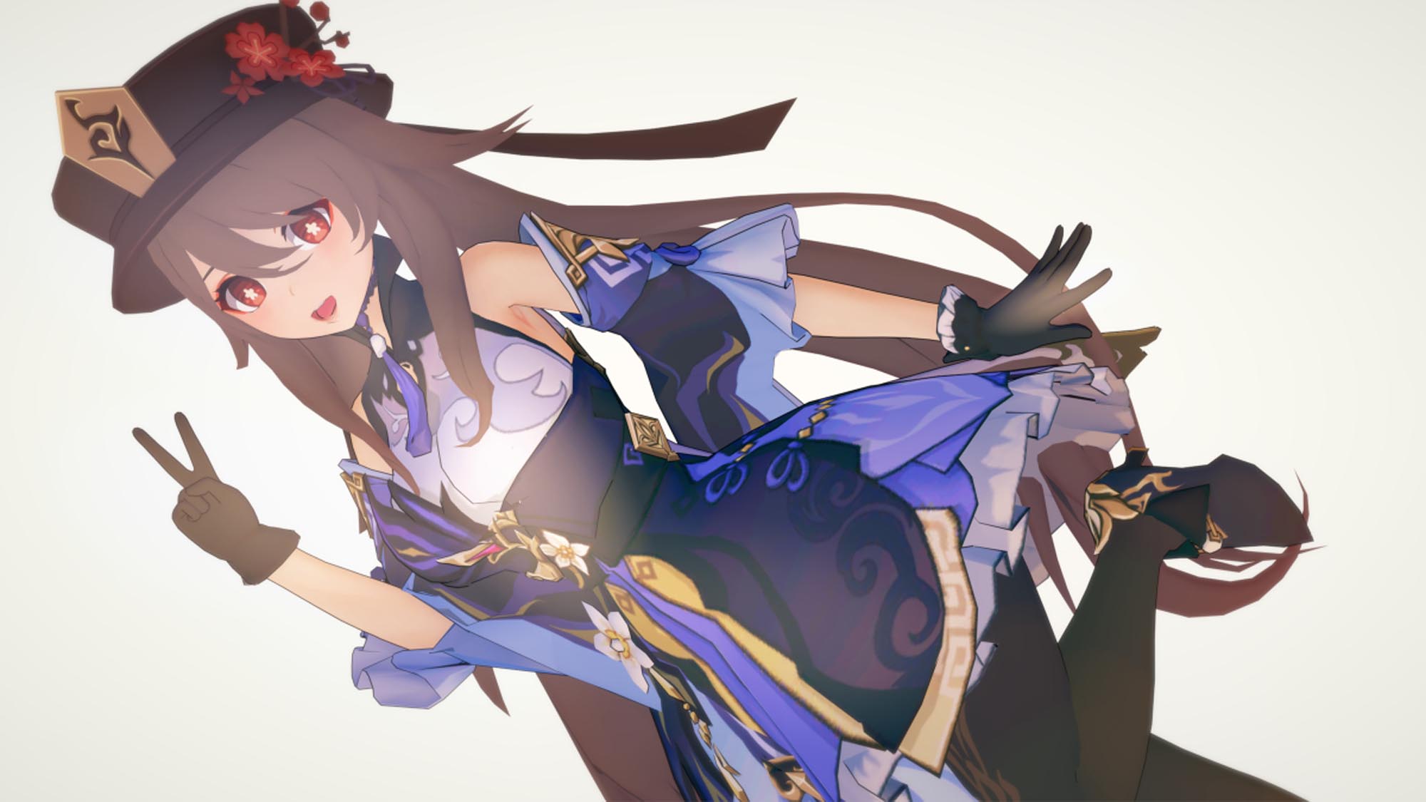 每日好图：原神#胡桃同人图#往生堂堂主#P站