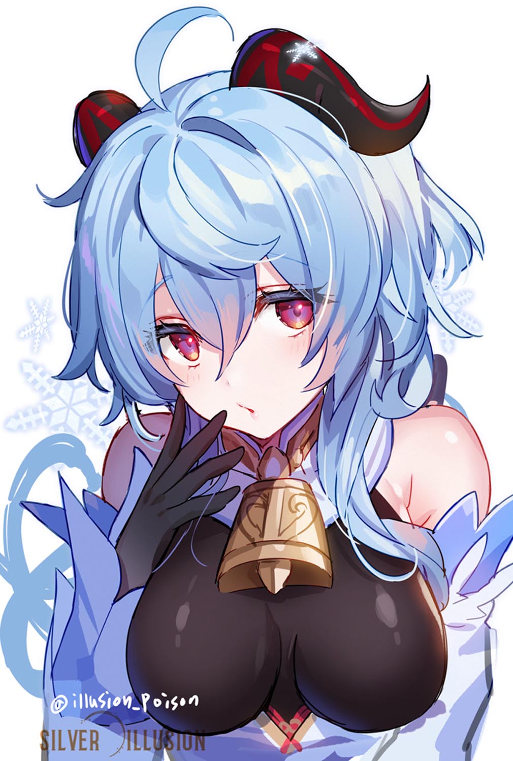 早安原神#原神同人图#今日甘雨许愿【1月12日新】