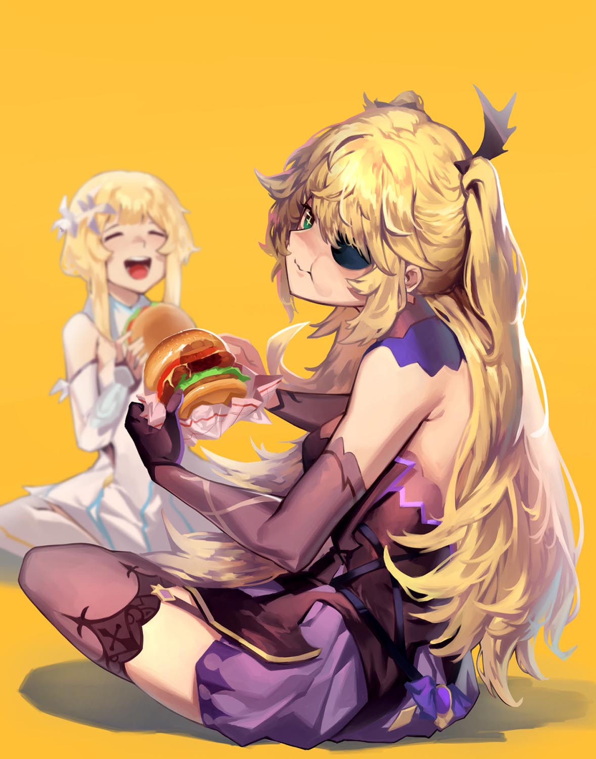 早安原神#原神同人图#今日甘雨许愿【1月12日新】