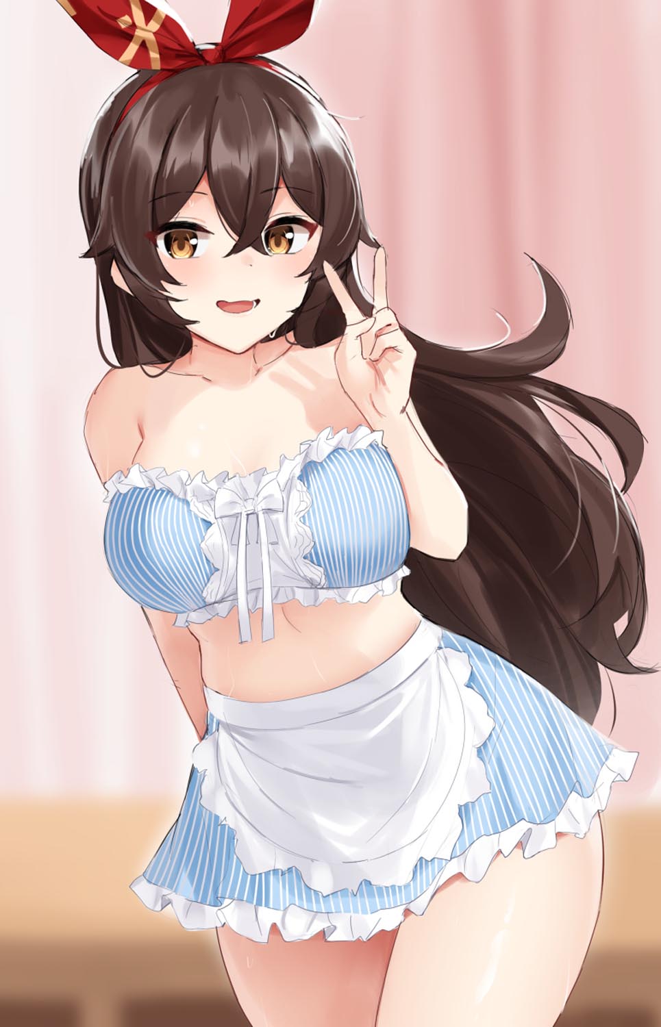 午安原神#原神同人图#今日甘雨许愿【1月12日新】