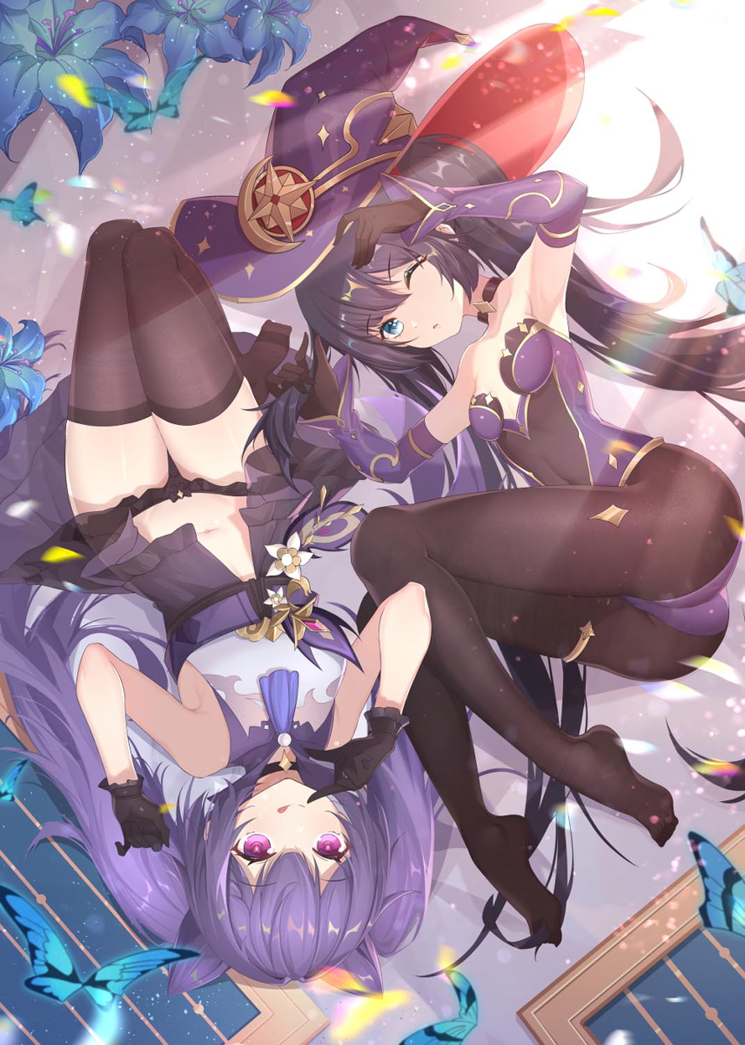 午安原神#原神同人图#今日甘雨许愿【1月12日新】