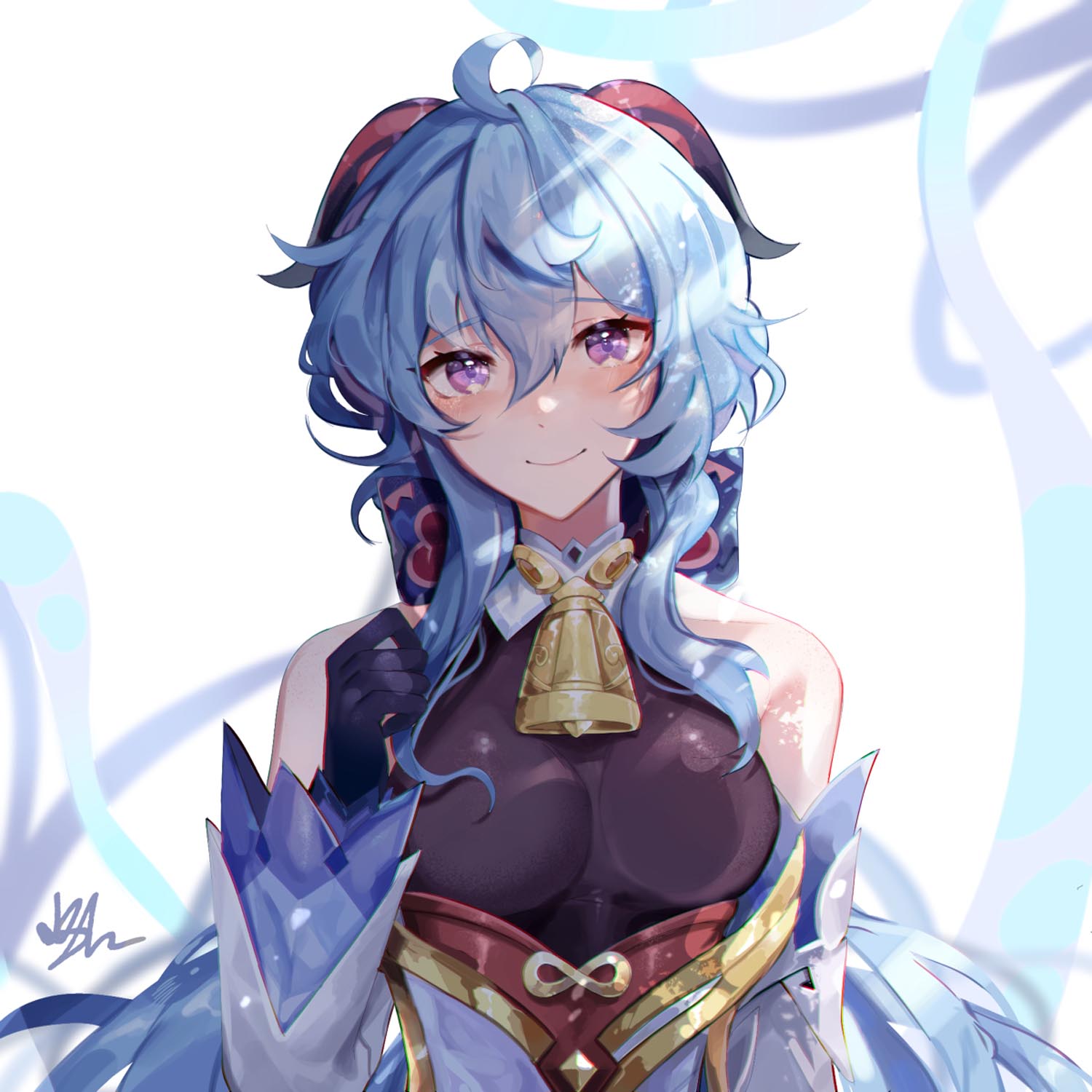 午安原神#原神同人图#今日甘雨许愿【1月12日新】