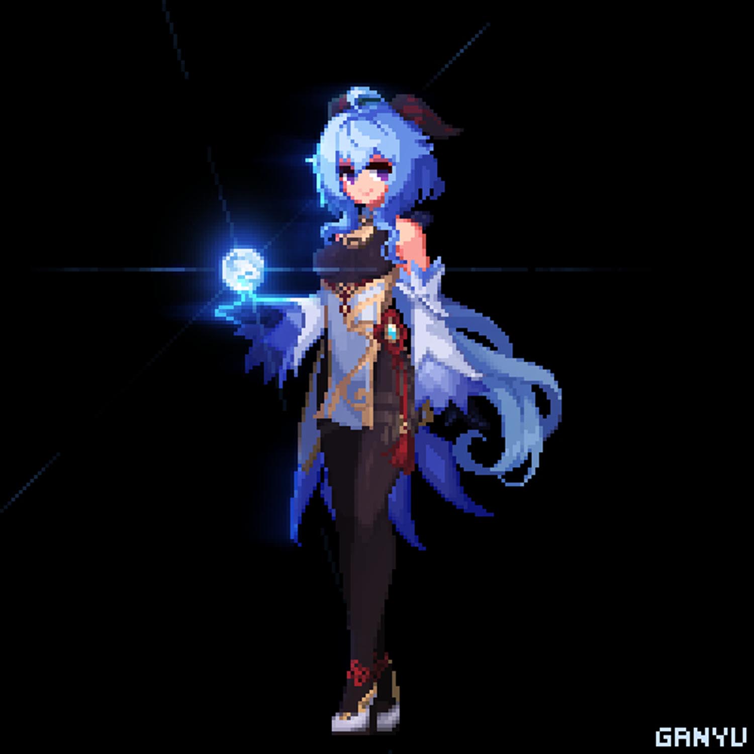 午安原神#原神同人图#今日甘雨许愿【1月12日新】