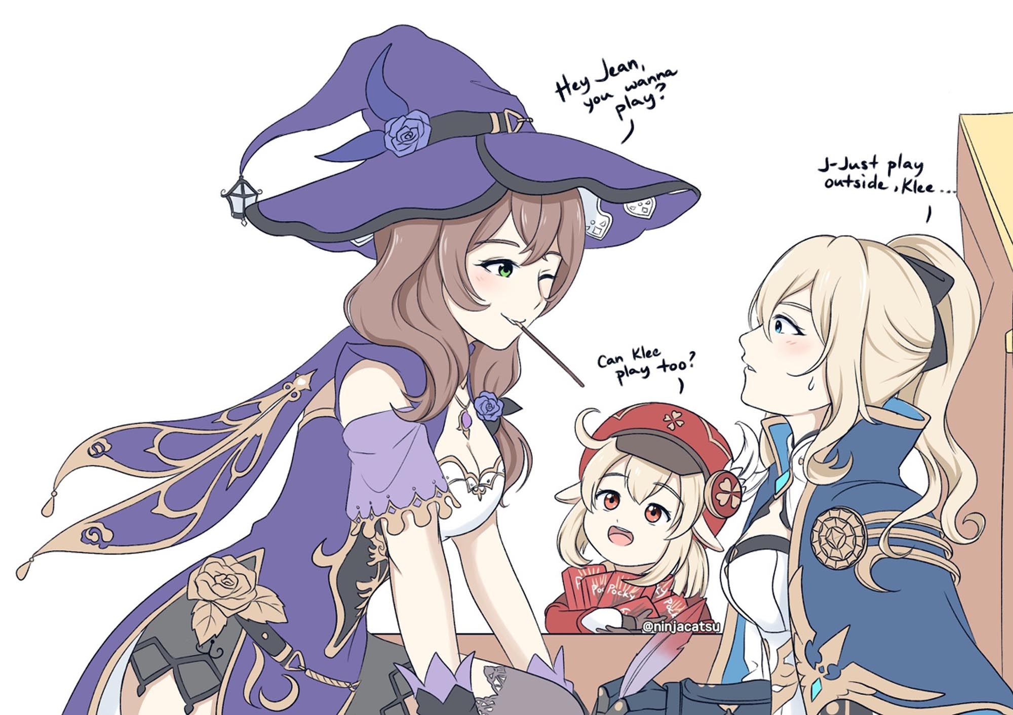 晚安原神#原神同人图#今日甘雨许愿【1月12日新】