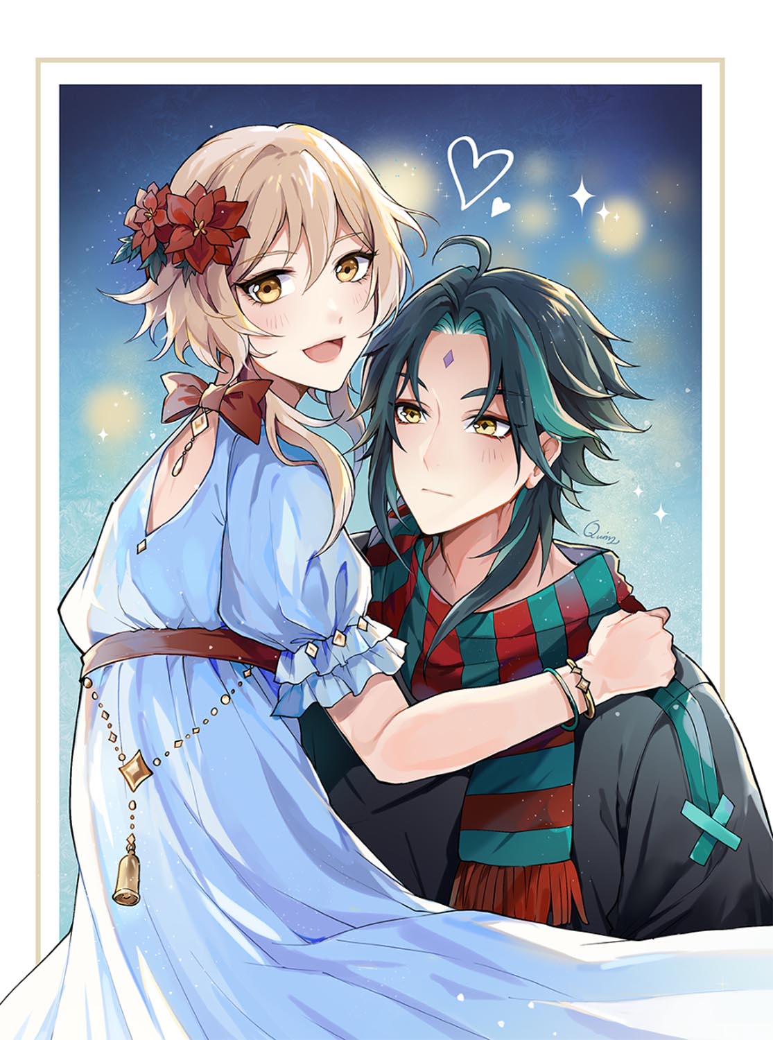 每日好图：早安原神#原神同人图#P站【1月14日新】