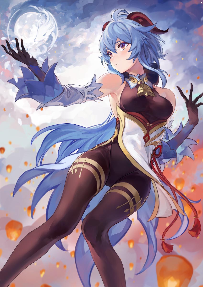 晚安原神#原神甘雨同人图#Pixiv美图精选【1月16日新】