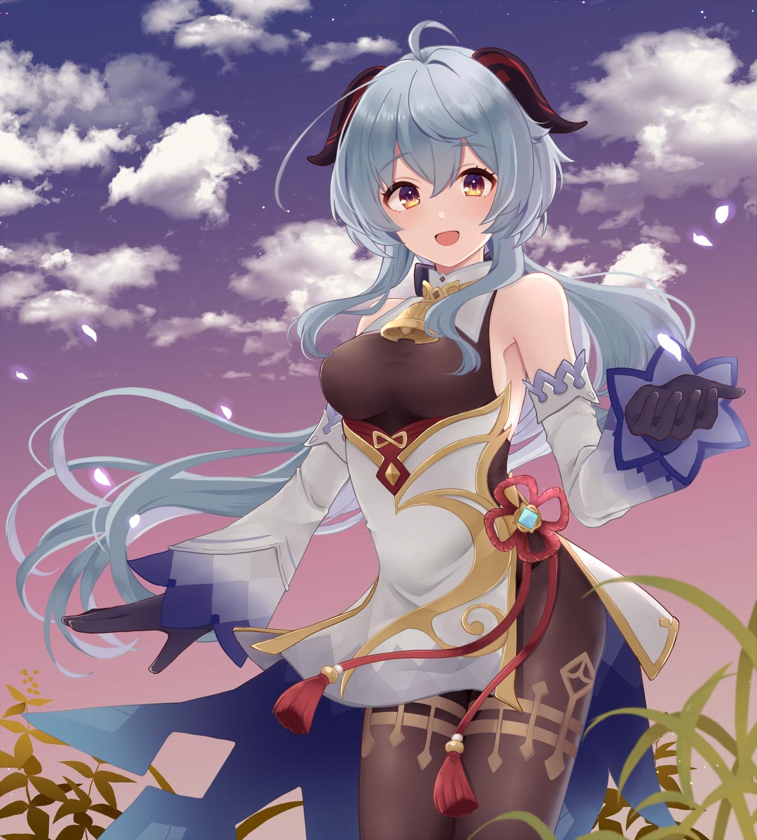 早安原神#原神同人图#P站#甘雨【1月17日新】