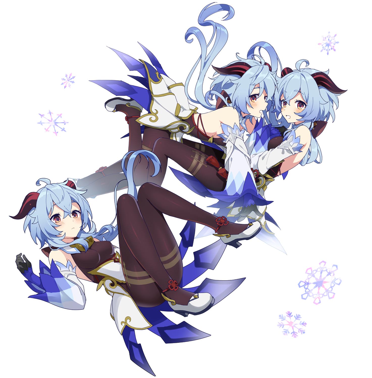 午安原神#原神同人图#P站#甘雨【1月17日新】